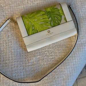 Kate Spade Shoulder Palm Leaf Print Crossbody Bag